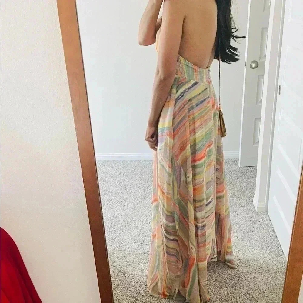 Colorful Party Dress - Picture 4 of 6